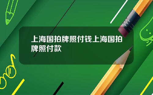 上海国拍牌照付钱上海国拍牌照付款