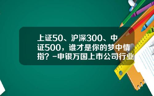 上证50、沪深300、中证500，谁才是你的梦中情指？-申银万国上市公司行业分类标准2014版