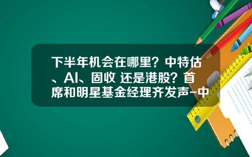 下半年机会在哪里？中特估、AI、固收+还是港股？首席和明星基金经理齐发声-中国机会基金
