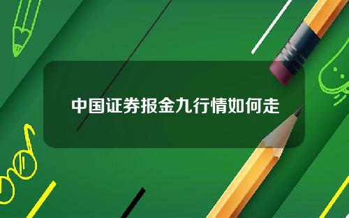 中国证券报金九行情如何走