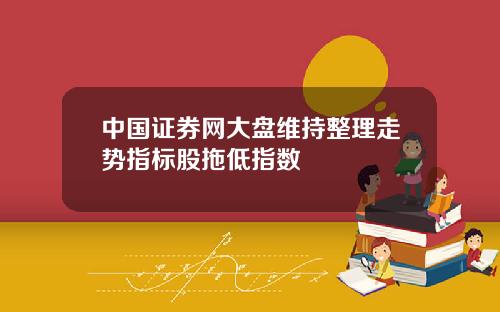 中国证券网大盘维持整理走势指标股拖低指数