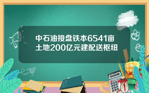 中石油接盘铁本6541亩土地200亿元建配送枢纽