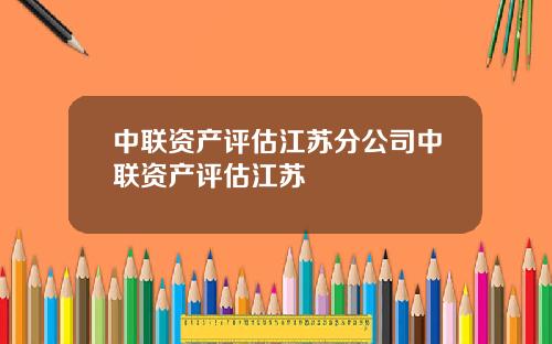 中联资产评估江苏分公司中联资产评估江苏