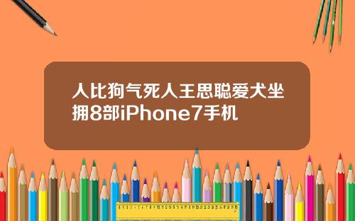 人比狗气死人王思聪爱犬坐拥8部iPhone7手机