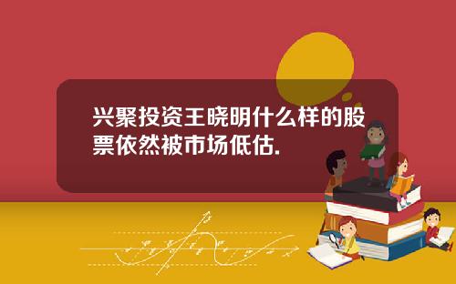 兴聚投资王晓明什么样的股票依然被市场低估.