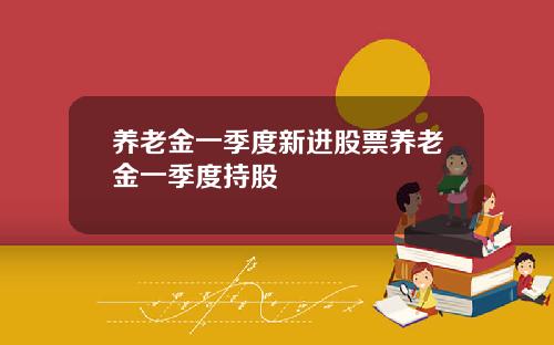 养老金一季度新进股票养老金一季度持股