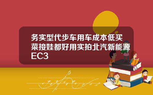 务实型代步车用车成本低买菜接娃都好用实拍北汽新能源EC3