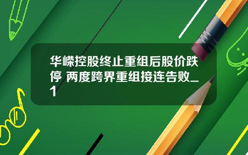 华嵘控股终止重组后股价跌停 两度跨界重组接连告败_1