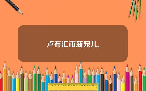 卢布汇市新宠儿.