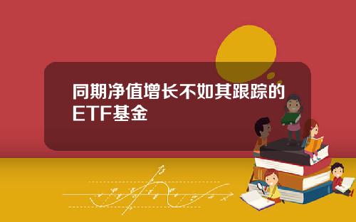 同期净值增长不如其跟踪的ETF基金