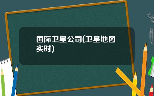 国际卫星公司(卫星地图 实时)