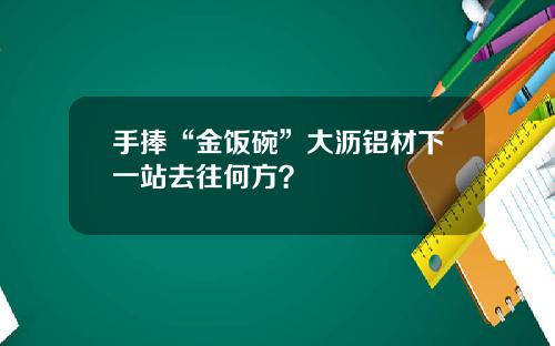 手捧“金饭碗”大沥铝材下一站去往何方？