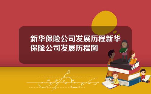 新华保险公司发展历程新华保险公司发展历程图