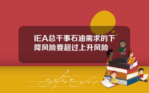 IEA总干事石油需求的下降风险要超过上升风险