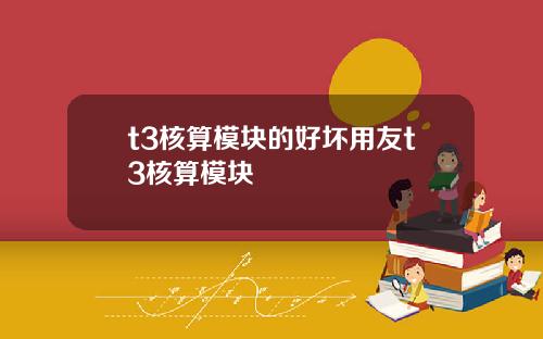 t3核算模块的好坏用友t3核算模块