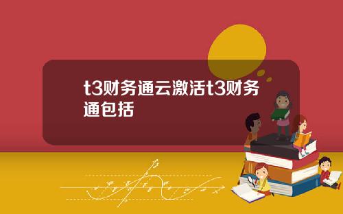 t3财务通云激活t3财务通包括