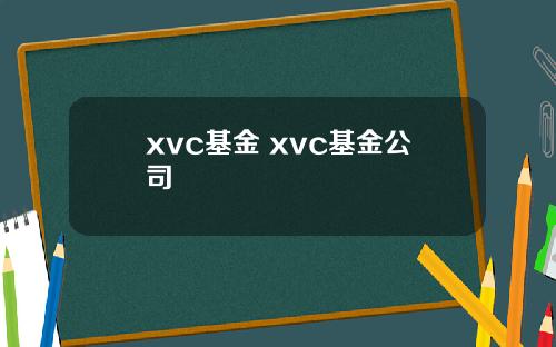 xvc基金 xvc基金公司