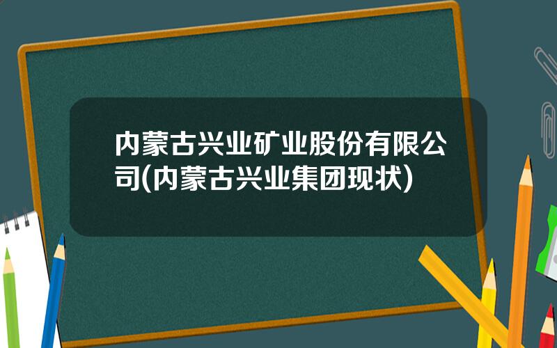 内蒙古兴业矿业股份有限公司(内蒙古兴业集团现状)